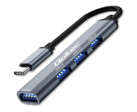 QOLTEC USB-C 3x USB 2.0, 1x USB 3.0 53792 - 1213289 - zdjęcie 1